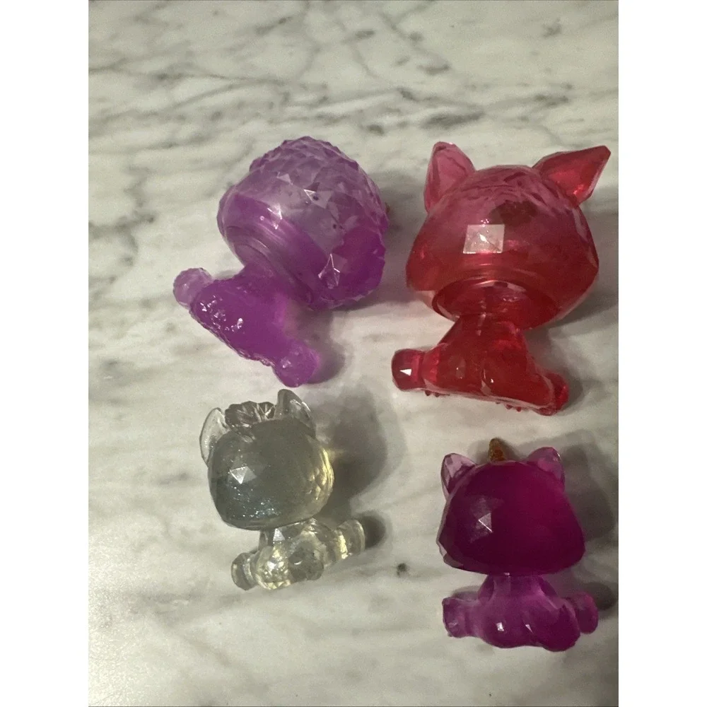 Rainbow High Littles Rainbow‎ Fantasy Fairies Sapphire Doll Fantasy Pet Lot Of 4